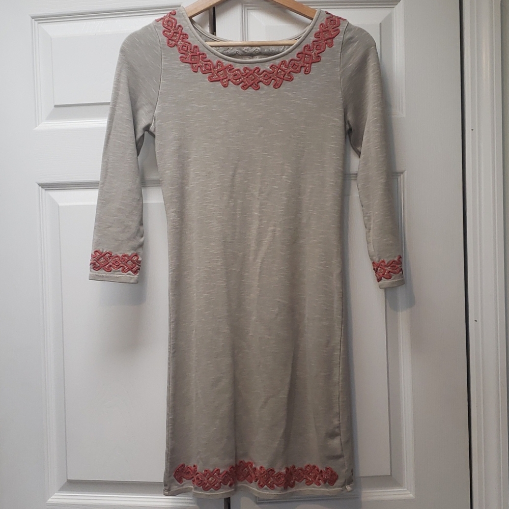 Free People 3/4 Sleeve Dress w/ Open back